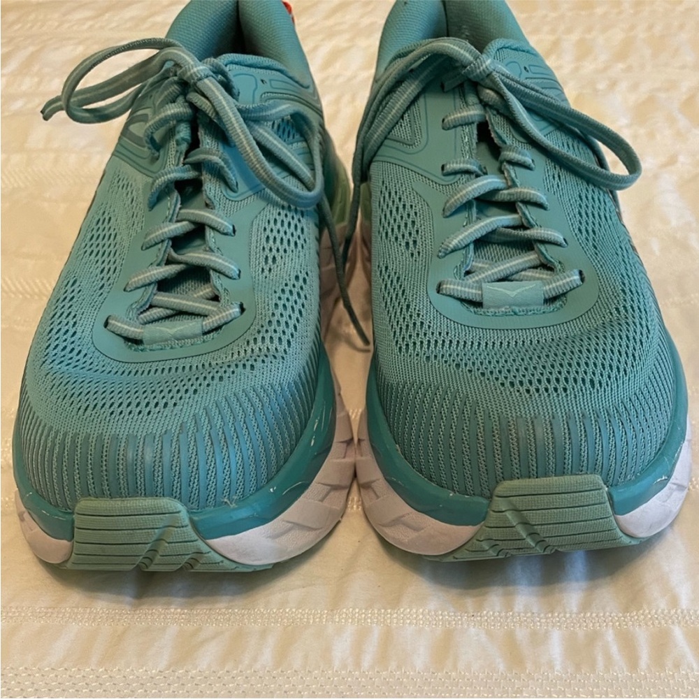 Hoka One One Teal Athletic Shoes